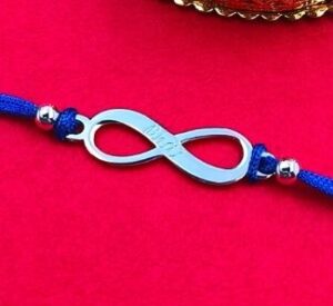 Pure Silver Rakhi Infinity