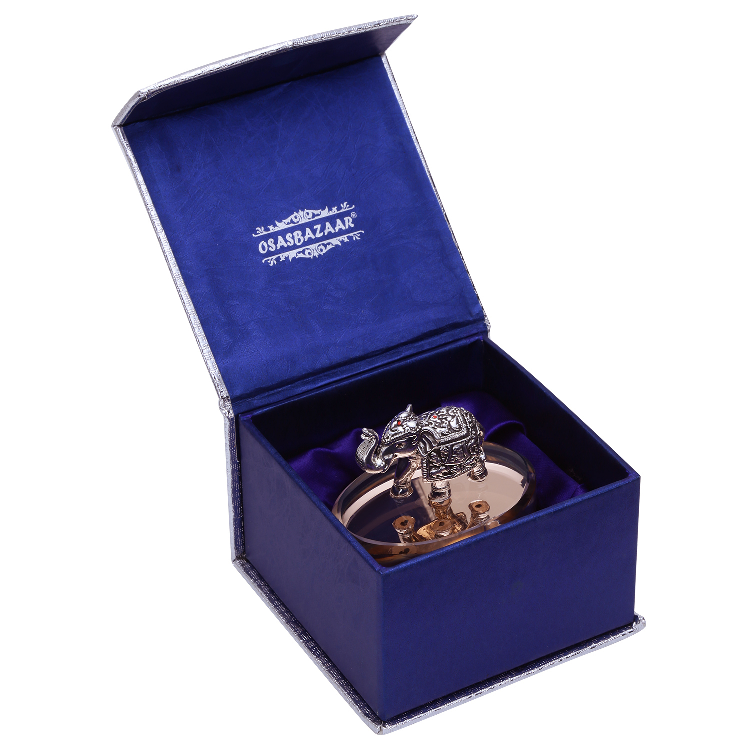 OSASCLE125 Crystal Light Elephant 1.25 In Box