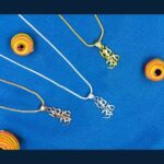 Pure Silver Om Trishul Pendant