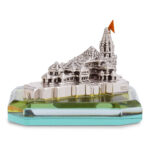 Crystal Light Ram Mandir in silver by Osasbazaar - Angle Image