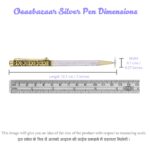 Pen Light Weight Black in silver by Osasbazaar Dimension
