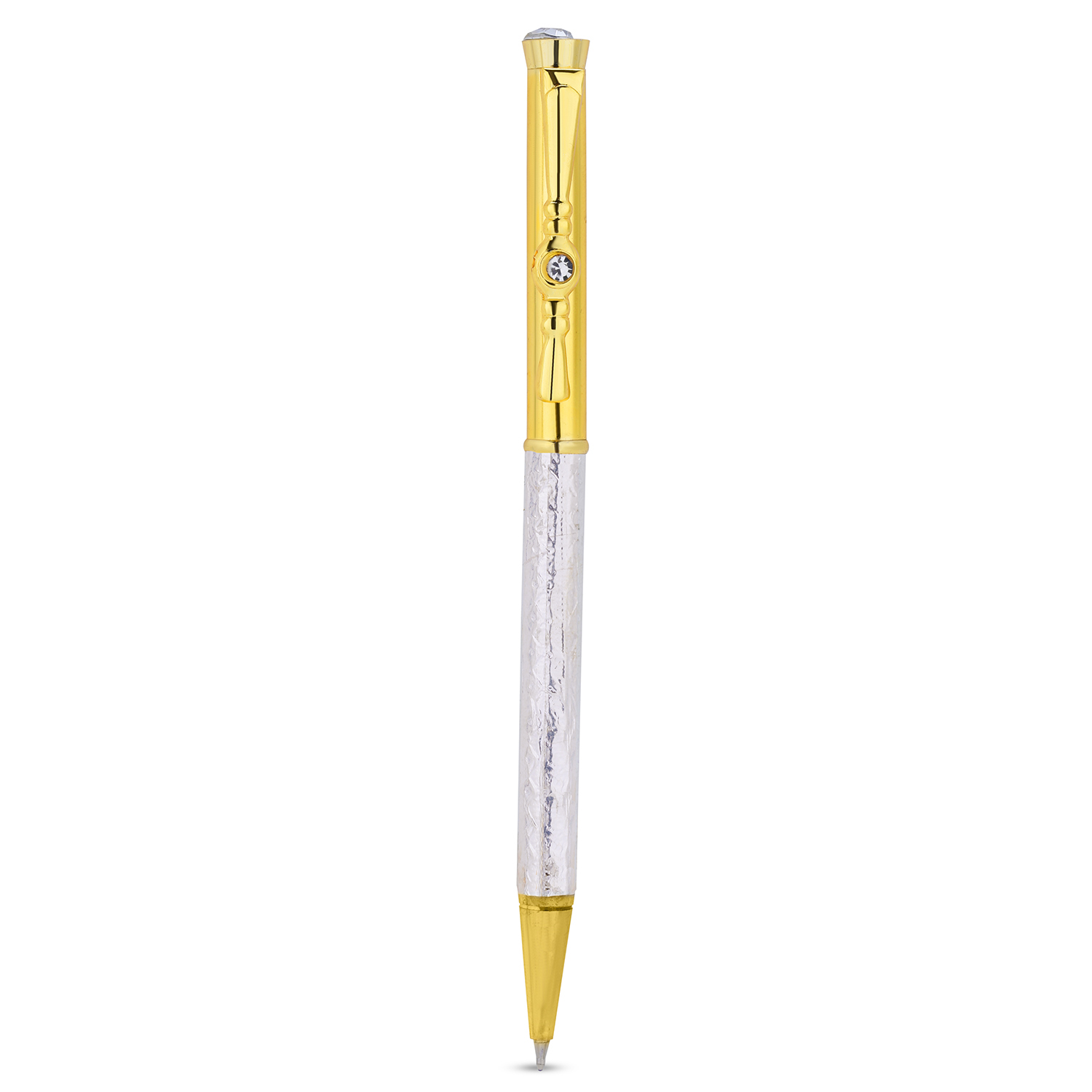Pen Light Weight Golden in silver by Osasbazaar - Angle Image