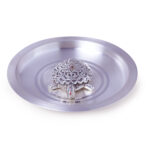 Tortoise with Plate in silver by Osasbazaar - Main Image
