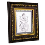 Ganeshji Frame Medium in Silver By Osasbazaar Angle Image