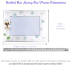 Honey Bee Frame in Silver by Badhai box - Dimension