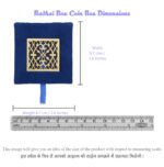Coin Box Blue Laser Cut 1 by Badhai Box Dimension Image
