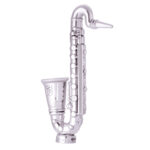 Crystal Saxophone Light 999 G13 in Silver By Osasbazaar Angle Image